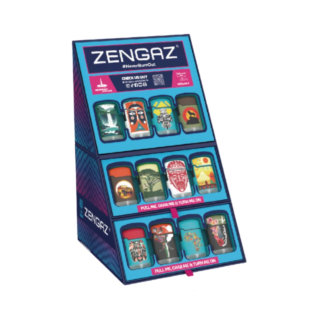 ZL3 Africa Mix Cube – 48 Piece Display Torch Jet Lighters : Amazon